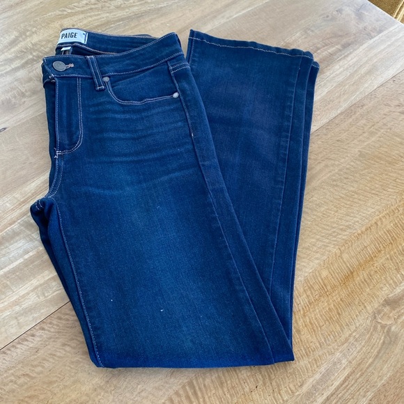 Paige Manhattan  Dark wash Bootcut Jeans Sz 27 ECU - Picture 3 of 10